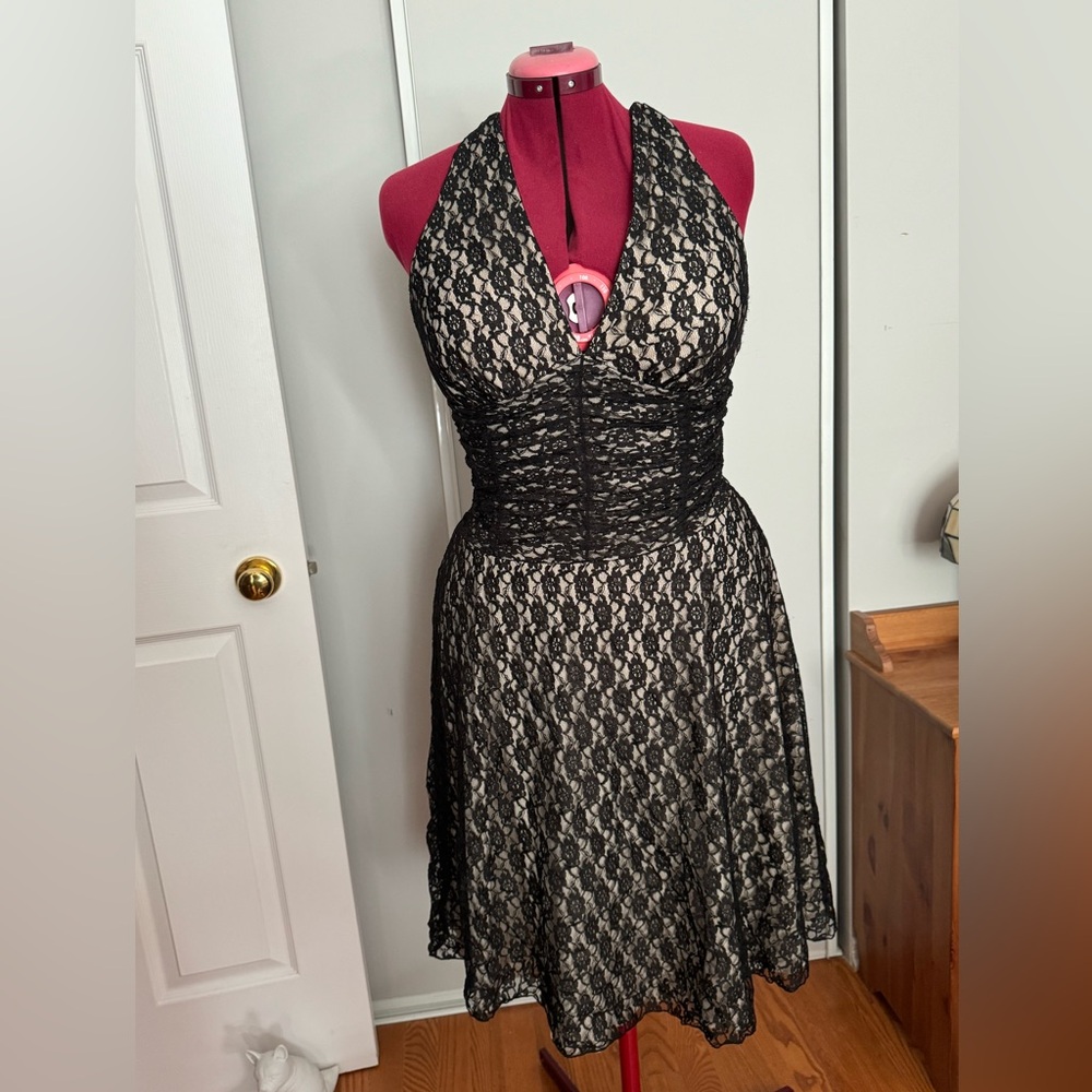 Ricki’s halter neck lace dress